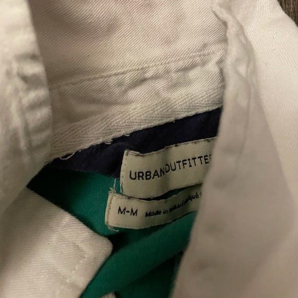 Urban outfitters green + navy shirt - Picture 2 of 2